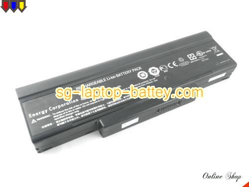 Genuine CLEVO M76 Battery For laptop 7200mAh, 11.1V, Black , Li-ion
