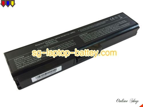 TOSHIBA Satellite L600-02W Replacement Battery 5200mAh 10.8V Black Li-ion