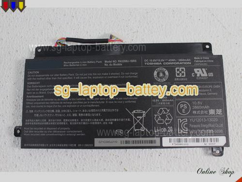 Genuine TOSHIBA SATELLITE RADIUS P55W-C5200 Battery For laptop 3860mAh, 45Wh , 10.8V, Black , Li-ion