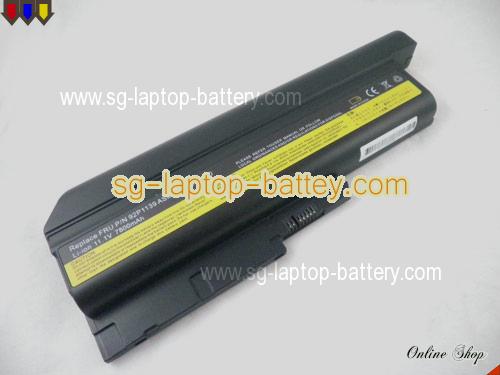 IBM ThinkPad T60p 1951 Replacement Battery 7800mAh 10.8V Black Li-ion