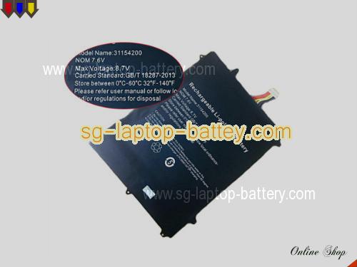 TECLAST F6 Pro Replacement Battery 5000mAh, 38Wh  7.6V Black Li-Polymer