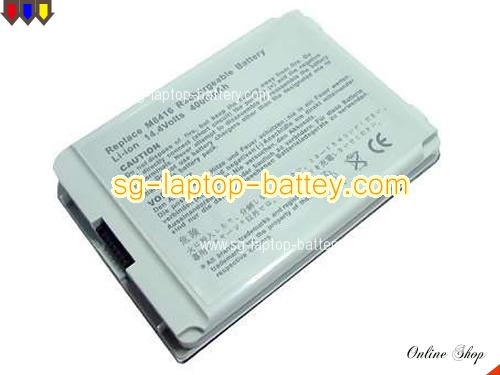 APPLE iBook 14.1 inch LCD 16 VRAM Replacement Battery 4400mAh 14.4V Gray Li-ion