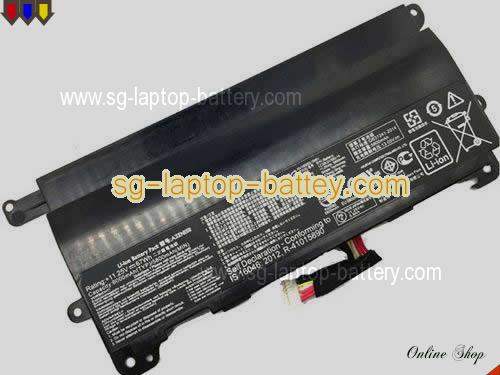 Genuine ASUS ROG G752VM-GC034D Battery For laptop 6000mAh, 67Wh , 11.25V, Black , Li-ion