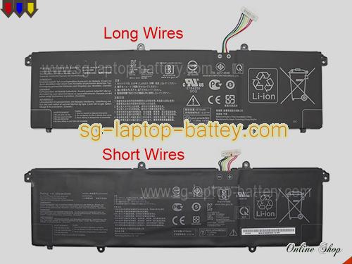 Genuine ASUS Vivobook S14 S433FA-EB031T Battery For laptop 4335mAh, 50Wh , 11.55V, Black , Li-Polymer