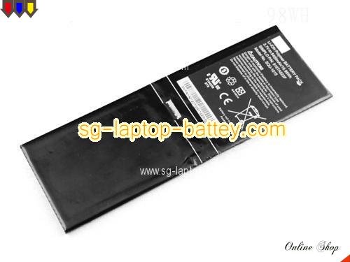 SMP 916AT023F Battery 5400mAh, 19.98Wh  3.7V Black Li-Polymer