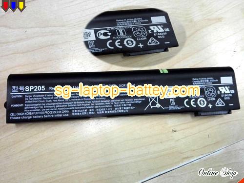 SMP SP206 Battery 5700mAh, 64Wh  11.34V Black Li-ion