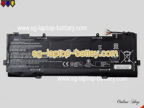 Genuine HP SPECTRE X360 15-BL152NR Battery For laptop 6860mAh, 79Wh , 11.55V, Black , Li-ion