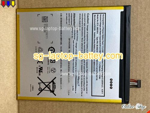 AMAZON Kindle Fire 8 7 Generation SX0340T Replacement Battery 4750mAh, 17.57Wh  3.7V Sliver Li-Polymer