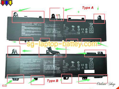 Genuine ASUS FA566IV Battery For laptop 5675mAh, 90Wh , 15.4V, Black , Li-Polymer