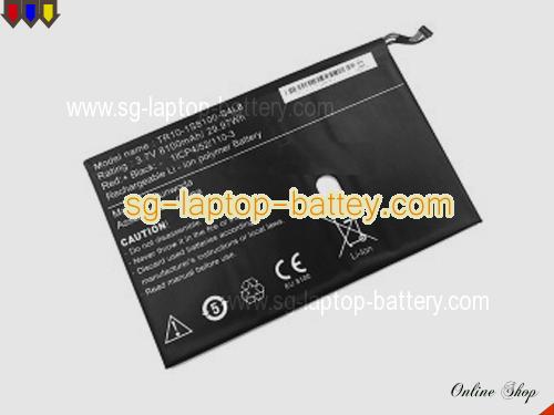 RTDPART TR10-1S8100-S4L8 Battery 8400mAh, 31Wh  3.7V  Li-Polymer