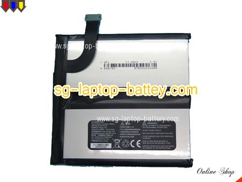 GPD 654793-2S Battery 4600mAh, 34.96Wh  7.6V Sliver Li-Polymer