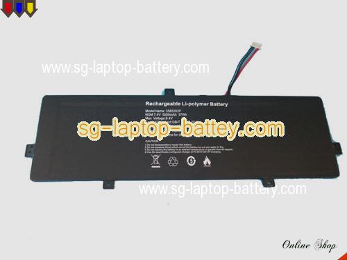 POSITIVO PL3281133P 2P Battery 5000mAh, 37Wh  7.4V Black Li-Polymer