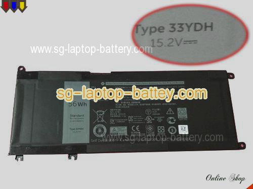 DELL P72F Battery 3500mAh, 56Wh  15.2V Black Li-ion