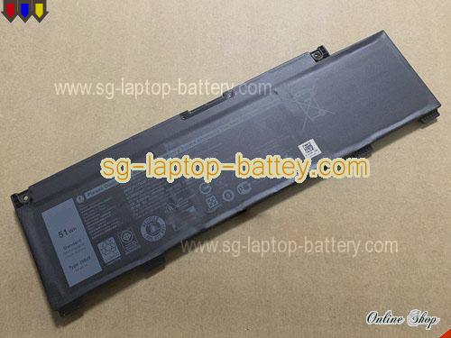 Genuine DELL G3 15 3590-250K3 Battery For laptop 4255mAh, 51Wh , 11.4V, Black , Li-Polymer