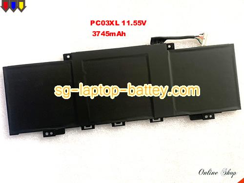 HP PC03XL Battery 3745mAh, 43.3Wh  11.55V Black Li-Polymer