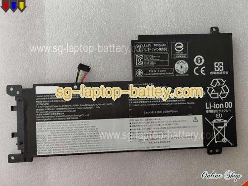 Genuine LENOVO IdeaPad 5 15ARE05 81YQ005SHH Battery For laptop 4140mAh, 45Wh , 11.1V, Black , Li-ion