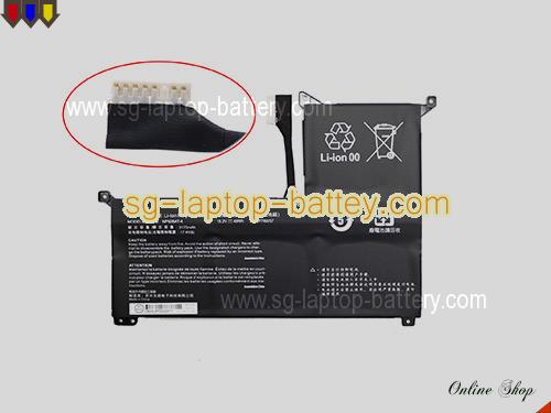 Genuine THUNDEROBOT 911M-107508G Battery For laptop 3175mAh, 49Wh , 15.2V,  , Li-Polymer