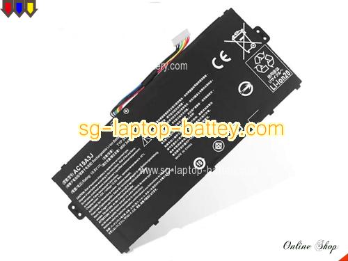 ACER CHROMEBOOK 11 CB3-131-C2Q4 Replacement Battery 3490mAh, 36Wh  10.8V Black Li-ion