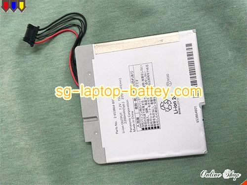 PANASONIC 2-653864-B001 Battery 2200mAh, 15Wh  7.2V Gray Li-Polymer