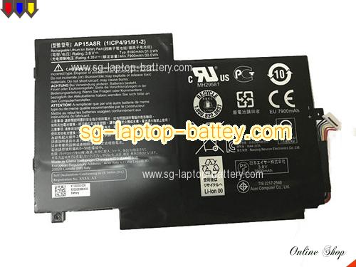 Genuine ACER Switch 10 E SW3-013-19FT Battery For laptop 8180mAh, 31Wh , 3.8V,  , Li-ion