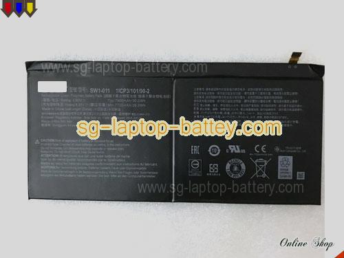 ACER Aspire One 10 S1003-18U0 Replacement Battery 7900mAh, 30Wh  3.8V Black Li-Polymer