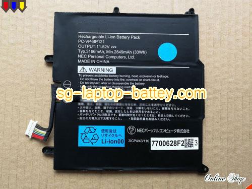 Genuine NEC VKY11T1V4 Battery For laptop 3166mAh, 33Wh , 11.52V, Black , Li-Polymer