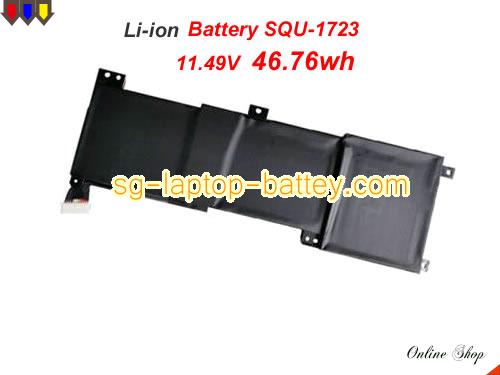 Genuine AFTERSHOCK Terra 15 Battery For laptop 4070mAh, 46.76Wh , 11.49V, Black , Li-Polymer