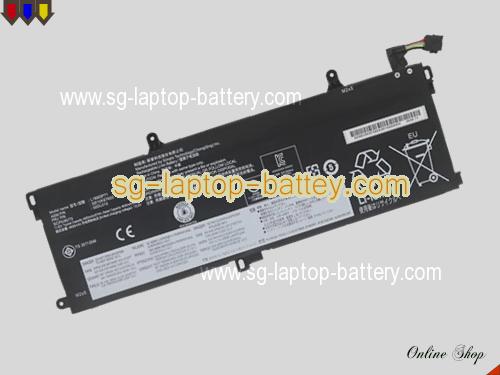 Genuine LENOVO ThinkPad T15 Gen 2 20W4008UFR Battery For laptop 4950mAh, 57Wh , 11.52V, Black , Li-ion