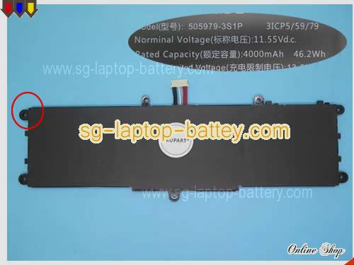 CHUWI 505979-3S1P Battery 4000mAh, 46.2Wh  11.55V Black Li-ion