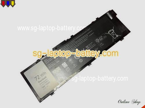 Genuine DELL Precision 15 7510-GYCF5 Battery For laptop 72Wh, 11.1V, Black , Li-ion