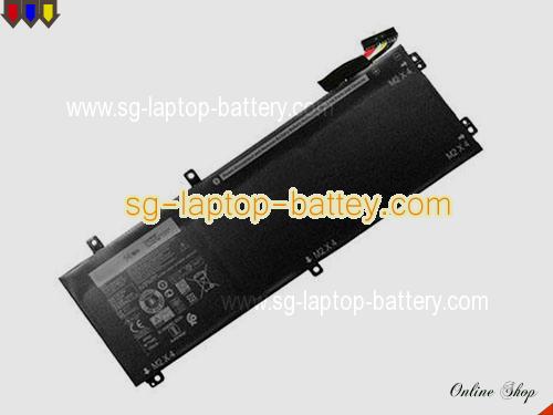 Genuine DELL XPS 15 9570-SMX15W10PC21656 Battery For laptop 4666mAh, 56Wh , 11.4V, Black , Li-ion