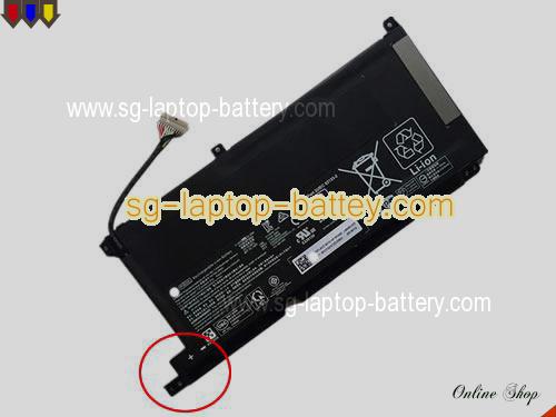 Genuine HP Pavilion Gaming 16-A0008NM Battery For laptop 4323mAh, 52.5Wh , 11.55V, Black , Li-Polymer