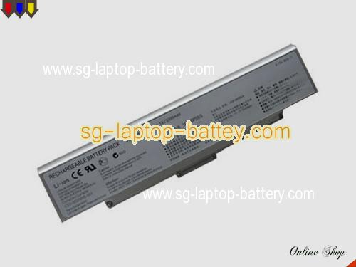 SONY VAIO VGN-AR47G/E1 Replacement Battery 5200mAh 11.1V Silver Li-ion