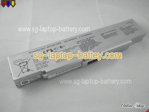 Genuine SONY VAIO VGN-AR75UDB Battery For laptop 4800mAh, 11.1V, Silver , Li-ion