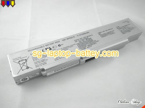 Genuine SONY VAIO VGN-CR490EBT Battery For laptop 4800mAh, 11.1V, Silver , Li-ion