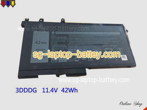 Genuine DELL Latitude 3520 PY2VV Battery For laptop 3690mAh, 42Wh , 11.4V, Black , Li-ion