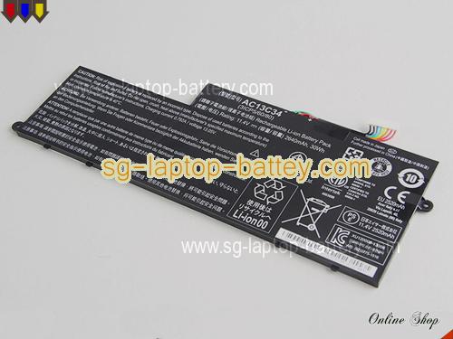 Genuine ACER ASPIRE E3-112-F14C Battery For laptop 2640mAh, 30Wh , 11.4V, Balck , Li-ion