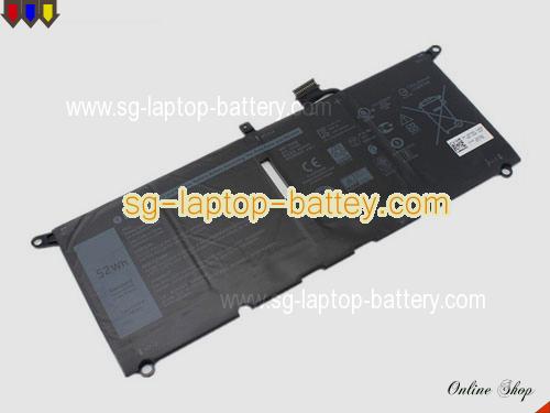 Genuine DELL XPS 13 9305-CAX6400HLITS16OH3OJP Battery For laptop 6500mAh, 52Wh , 7.6V, Black , Li-Polymer