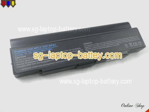 SONY VAIO VGN-FE590GC Replacement Battery 6600mAh 11.1V Black Li-ion