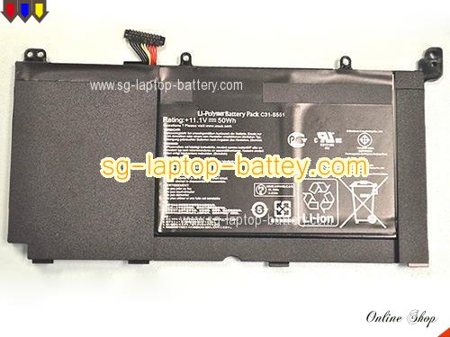 ASUS R551LN Replacement Battery 50Wh 11.1V Black Li-Polymer