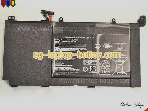 ASUS V551LN Replacement Battery 50Wh 11.1V Black Li-Polymer