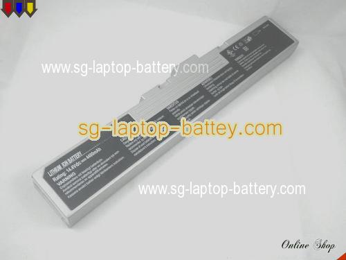 MSI MegaBook M620 Replacement Battery 4400mAh 14.4V Silver Li-ion