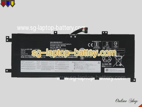 Genuine LENOVO ThinkPad L13 Yoga Gen 2 20VK001HYA Battery For laptop 2985mAh, 46Wh , 15.36V, Black , Li-Polymer