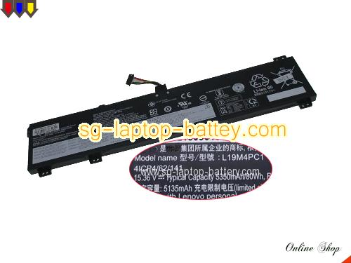 Genuine LENOVO Legion 5 15ARH05 82B5001YUS Battery For laptop 5350mAh, 80Wh , 15.36V, Black , Li-Polymer