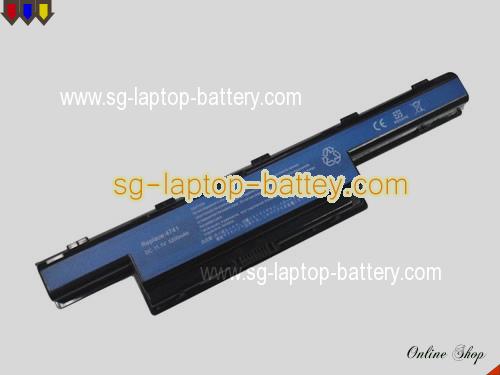 GATEWAY NV59C42u Replacement Battery 5200mAh 10.8V Black Li-ion