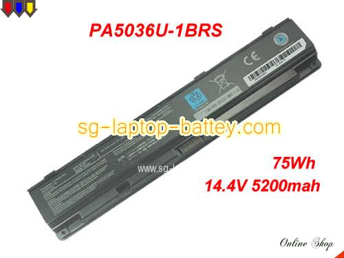 TOSHIBA Qosmio X70-AT02S Replacement Battery 5200mAh, 75Wh  14.4V Black Li-ion