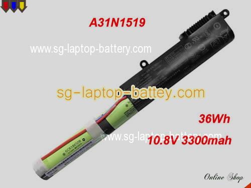 ASUS A540BA Replacement Battery 2600mAh, 29Wh  10.8V Black Li-ion