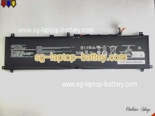 Genuine MSI RAIDER GE78HX 13VG-009UK Battery For laptop 6578mAh, 99.99Wh , 15.2V, Black , Li-Polymer