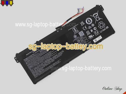 Genuine ACER Swift Go 14 SFG14-41-R3FP Battery For laptop 5570mAh, 65Wh , 11.67V, Black , Li-Polymer