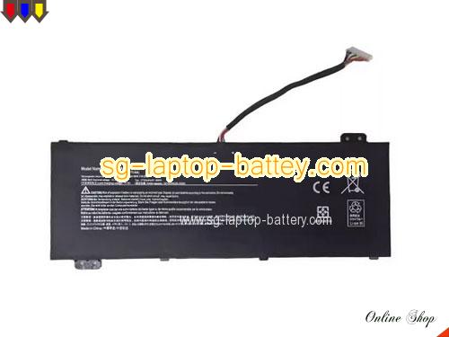 ACER Nitro 16 AN16-51-56VT Replacement Battery 3733mAh, 57.48Wh  V Black 15.4